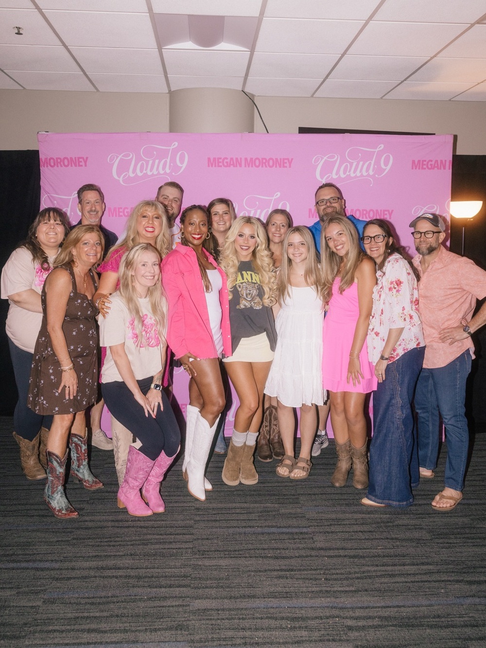 Megan Moroney Cloud 9 8/21 VIP Meet and Greet Pink Cup - Picture 5 of 5